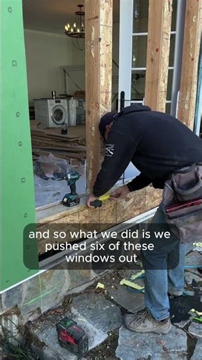 Why would we move perfectly good windows?