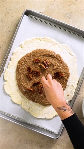Bourbon Maple Pecan Pie Galette