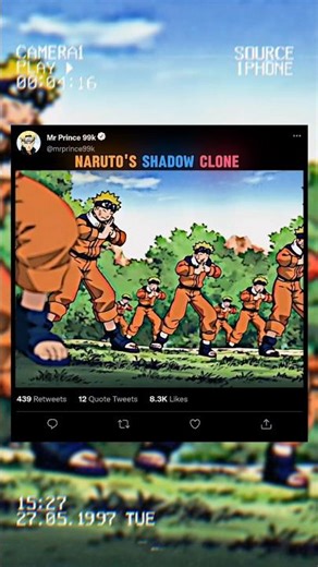 Naruto's Shadow Clone #konohamaru #naruto #anime #shorts
