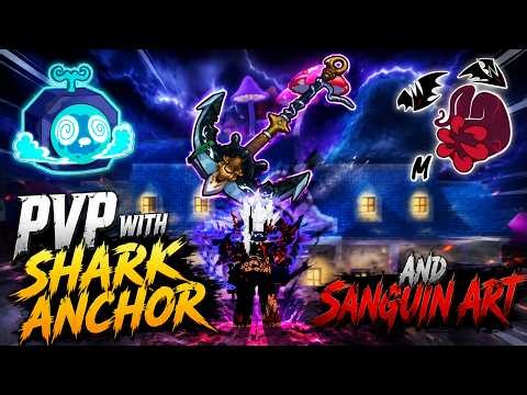 I DESTROYED EVERYONE With SHARK ANCHOR + SANGUINE ART! 💀 | Blox Fruits PvP