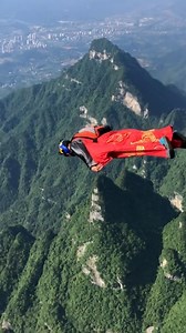 135K views · 1.5K reactions | Wingsuit flyers don't just dream of soaring like an eagle in the sky, they actually do it! But this extreme sport demands impeccable control and immense courage. #FunChina | China Plus Culture | Facebook
