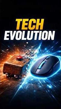 The First Computer Mouse Was Wooden! 🖱️ #shorts