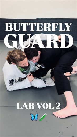 Adam Wardziński on Instagram: "Butterfly Guard Lab Vol 2 🦋🧪 I proclaimed November as a Buttefly Guard Lab Month on my medias so lets continue to break down some important BG concepts. Topic od today is sweep redirection - the key towards making guard game more efficient and surprising. Learn the entire Butterfly system of mine from my instructional „Butterfly Guard Rediscovered 3.0” - currently 50% off on @bjj.fanatics"
