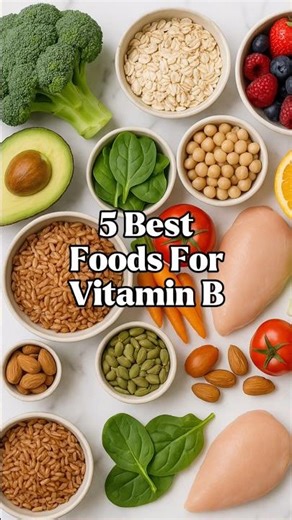 5 Best Foods For Vitamin B #shorts