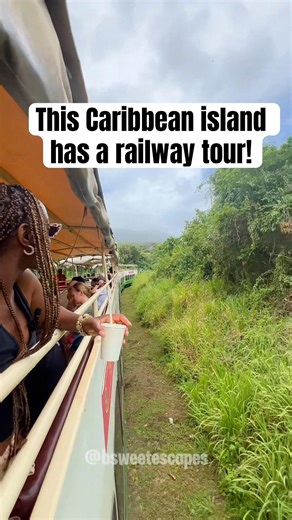 Did you know about this Caribbean railway tour? Follow me on IG:BsweetEscapes #stkittsandnevis