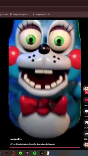 Jump scare live reaction on stream 😭. LINK IN BIO!!