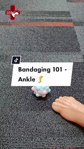 Ankle Figure-of-8 Bandage Tutorial: First Aid Essentials