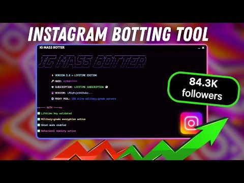 ⚡ Fastest Instagram Botting Tool 2026 – 0 to 100K in minutes!