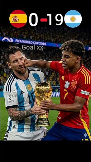 😱 Messi vs Lamine Yamal | FIFA World Cup 2026 🔥 | 5-3 Crazy Match #shorts #football #messi #Ronaldo