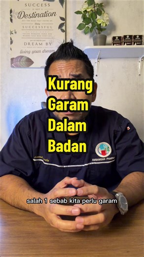 Tanda paling bahaya kekurangan garam dalam badan #oralrehydrationsalts #ors #dehydrated #pharmacist