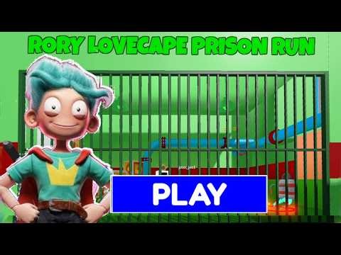 RORY LOVECAPE PRISON RUN! (OBBY) FUGA DO RORY REDCAPE No ROBLOX
