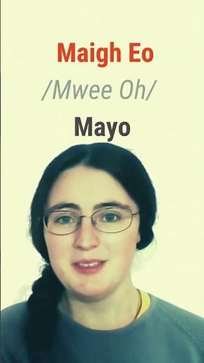 How to say County Mayo in Irish. #bitesizeirish
