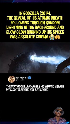 Godzilla vs Male Muto Atomic Breath Scene | Godzilla (2014) | #shorts #godzilla