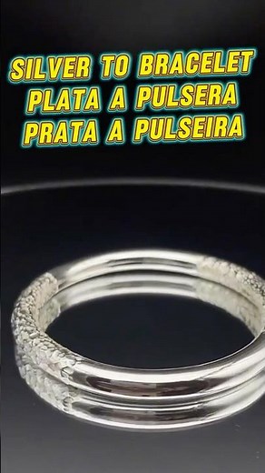 From Old Silver to Shiny Bracelet ✨ | The Art of Recycling Silver #jewelry #jewelrymaking #dayjewel