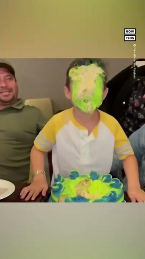 Hilarious: 6-Year-Old Smashes His Own Face Into Birthday Cake 🎂