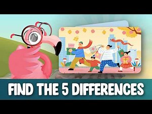 👁️‍🗨️🧠 Find the 5 Differences | 5 Challenges to Test Your Attention (Game #8)