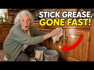 I Discovered the Only Way to Remove Thick Grease From Kitchen Cabinets (They Look Brand New!)