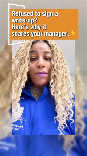 Noël ✧ HR Armor for Employees on Instagram: "Refused to sign a write-up? There’s a reason your manager is afraid. 👀 Give me 2 minutes and you’ll walk away with one sentence that flips the write-up from their evidence into your protection. I’m Noël. 30 years in executive HR. In this video, I show you exactly why managers push so hard for your signature, what your refusal triggers behind the scenes, and how one simple line stops their setup on the record. And THIS is why I built the Written Armor