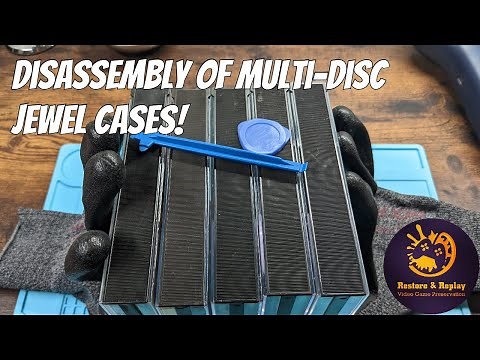 Disassembly of multi-disc jewel cases!