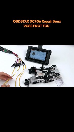 OBDSTAR DC706 repair Benz VGS2 FDCT gearbox TCU #obd365 #obd2 #obd2scanner #obdstar #obdstardc706 #vgs #cartools #tcu #foryou