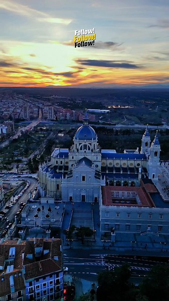 Take a bird's-eye view of Madrid's stunning Almudena Cathedral with this epic drone footage! From its towering spires to intricate architectural details, this cathedral is a true masterpiece. Soaring high above the city streets, you'll get a unique perspective on one of Madrid's most iconic landmarks. Don't miss out on this breathtaking view! #AlmudenaCathedral #Madrid #DroneFootage #TravelSpain #BeautifulDestinations #Cathedral #Architecture #SpainTourism #VisitMadrid #Wanderlust #BucketList #E