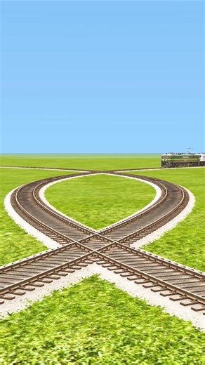 😲Impossible Railroad Crossing Train Simulator game|#railroadcrossing #gameplay #riskytracks