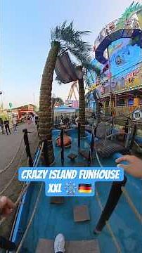 Crazy Island Funhouse XXL 🎡 🇩🇪 #kirmes #funfair #ferias #foire #ride #viral #kermis #carnival #fyp
