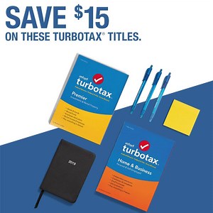 Cha-ching! Prep like a CPA with $15 off select TurboTax software. | Staples