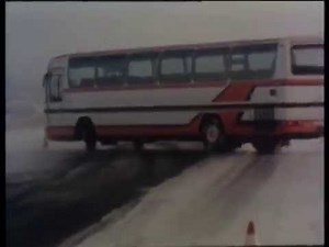 Mercedes tests an early ABS system on an O 303 bus