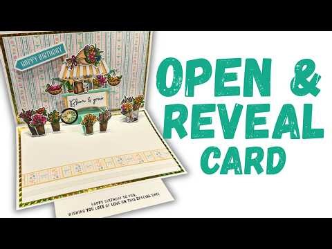 Ever made an Open & Reveal Card? TRY ONE TODAY! No Dies Needed!