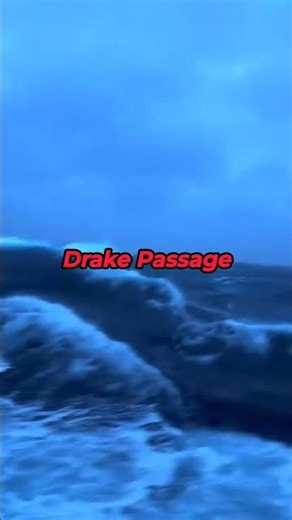 The Drake Passage is known as the most dangerous sea route on Earth 🌊🚢.