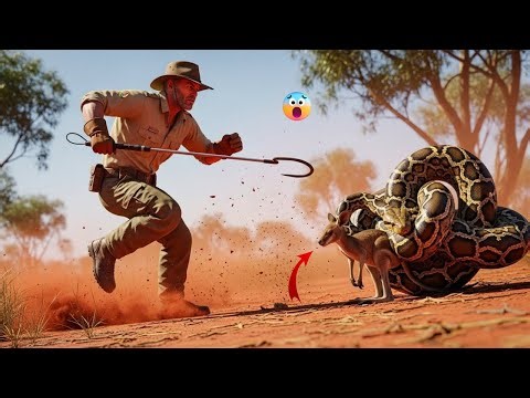 Giant Python Attacks Baby Kangaroo — Aussie Team Rushes In! 🐍