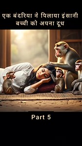 890K views · 22K reactions | A monkey fed its milk to a human baby girl part 6#shorts #viral #shortsviral | Bhagavati Prasad Matoliya | Facebook