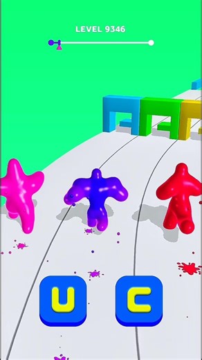 Best Fun Game Ever(blob Shifter 3D) Level-9346 #games #shorts #viralvideo #gameplay #funny