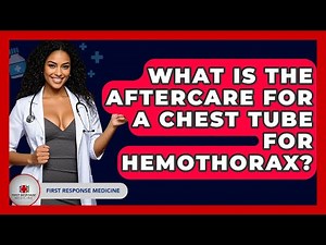 What Is The Aftercare For A Chest Tube For Hemothorax? - First Response Medicine