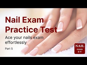 Nail technician state board exam 2022 | Manicurist Practice Test - Part 5 (Questions and Answers)