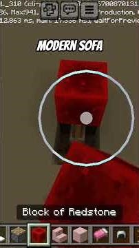 modern sofa tutorial #minecraft#gaming#building#sofa#modern#tutorial#viral#shorts