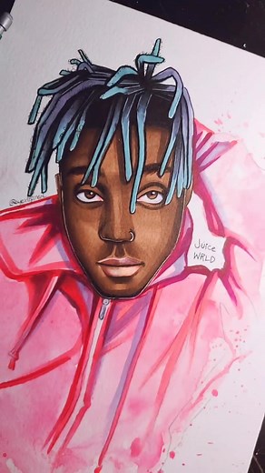 Juice WRLD Fanart Drawing | Easy Sketch Tutorial