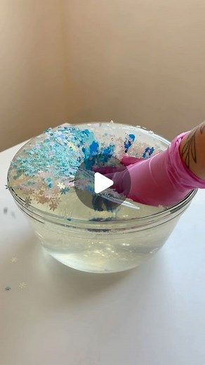 WWW.GLITTERSLIMES.COM on Instagram: "can you guess the name of this slime? ❄️ this one will be available in our black friday restock AND will be one of the slimes in our christmas countdown punch boxes 🤭 more info on both coming very coming soon.. #slime #asmr #diy #satisfyingvideo #oddlysatisfying #explorepage #slimeasmr"