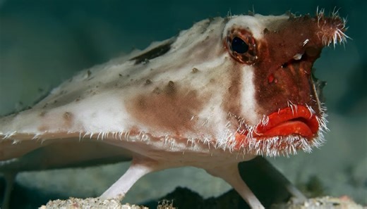 Why red-lipped batfish look bizarre but function perfectly