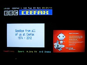 BBCceefax和模拟电视停波一刻（2012）