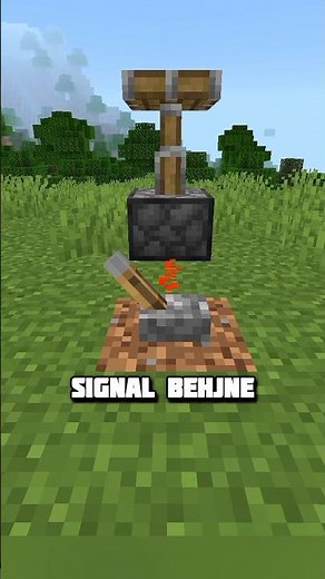 Easiest way to Send a Redstone Signal in Minecraft