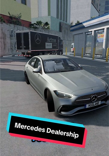 Exploring Mercedes Dealership in BeamNG.drive