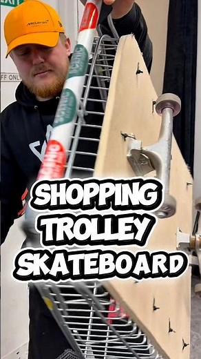 Building a shopping trolley skateboard 🛒🔥