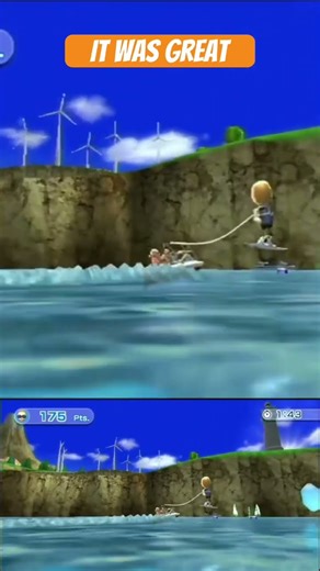 It was great #wiisportsresort #retrogaming #gaming #wii #wakeboarding #nintendowii #gamingmoments g
