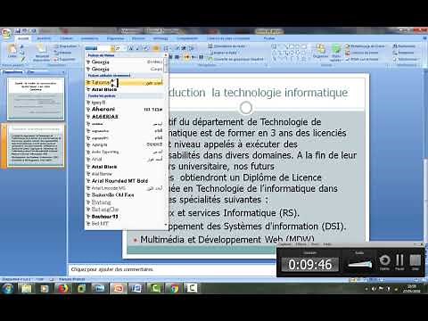 powerpoint: préparation soutenance (présentation de sujet) أجـي تعـلـم