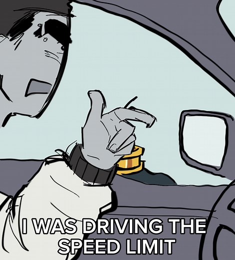 Hilarious Animation: Speeding Driver Gets What He Deserves