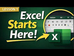 Excel for Beginners – Lesson 1: Excel Starts Here (Complete Beginner Guide)