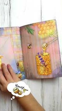 🐝🐝Bee and Honey themed Junk Journal Digital Kit, Printable Journal Pages, Instant Download.🖇️🖇️