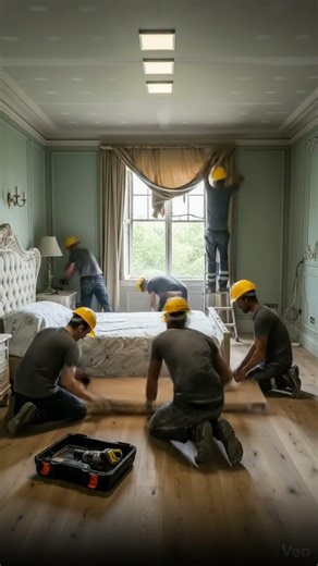 This Abandoned Bedroom Became a Luxury Room 😱 | Insane Transformation Time-Lapse #shorts #viral